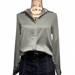 Mint Green Button Down Shirt